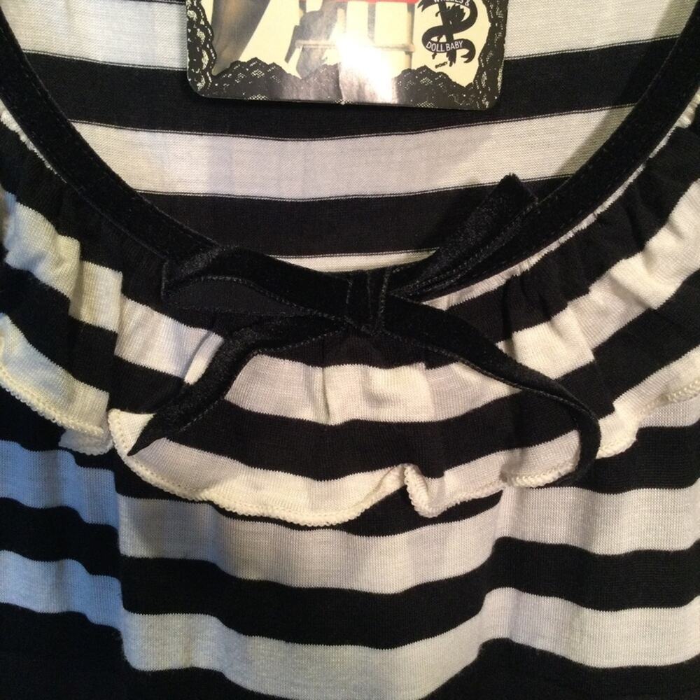 Wheels & Dollbaby Sailor Stripe with St. Moritz dress pointe knit skirt 4 AU XXS - Picture 3 of 7
